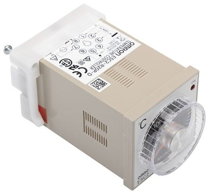 Omron E5C2 DIN Rail, Panel PID Temperature Controller 4 Input, 4 Output Relay 240V ac On-Off