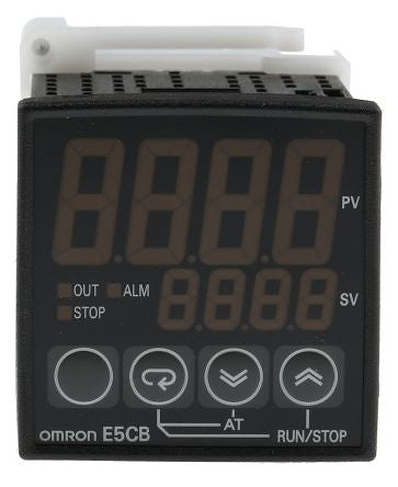Omron E5CB Panel Mount PID Temperature Controller 1 Input, 1 Output Relay 240V ac On-Off