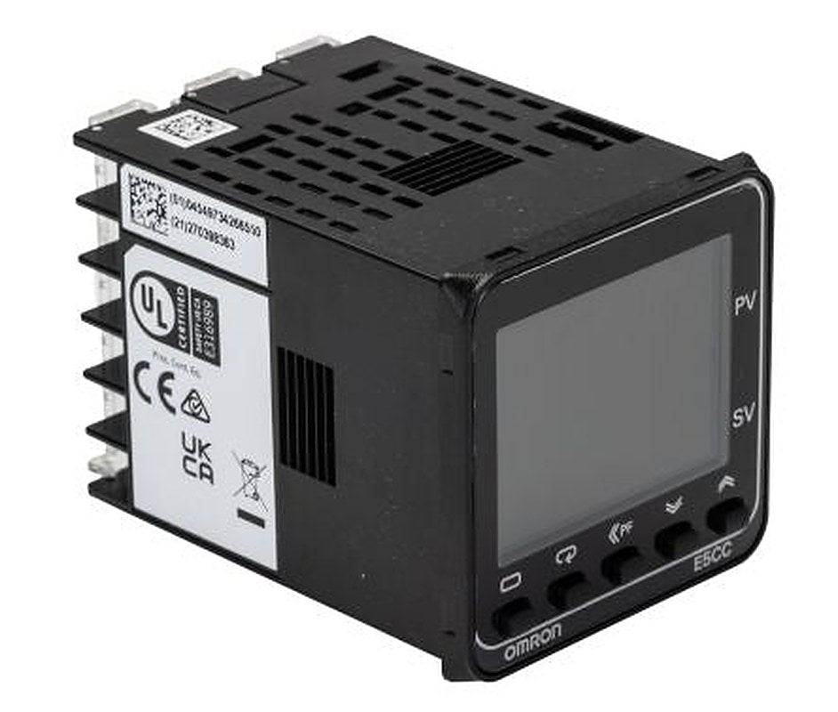 Omron E5CC Panel Mount PID Temperature Controller 2 Input, 1 Output Solid State Relay 240V ac On-Off