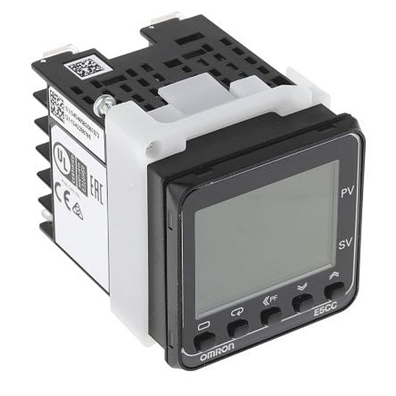 Omron E5CC Panel Mount PID Temperature Controller 2 Input, 1 Output Solid State Relay 240V On-Off