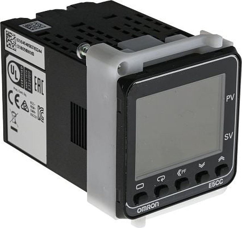 Omron E5CC Panel Mount PID Temperature Controller 1 Input, 1 Output Relay 240V ac PID Controller