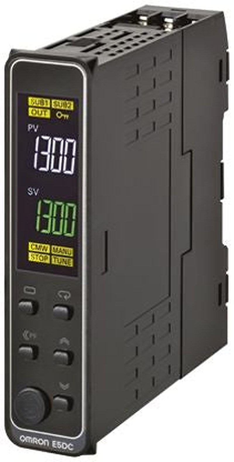 Omron E5DC DIN Rail PID Temperature Controller 4 Input, 2 Output Voltage 100V ac, 240 V ac On-Off