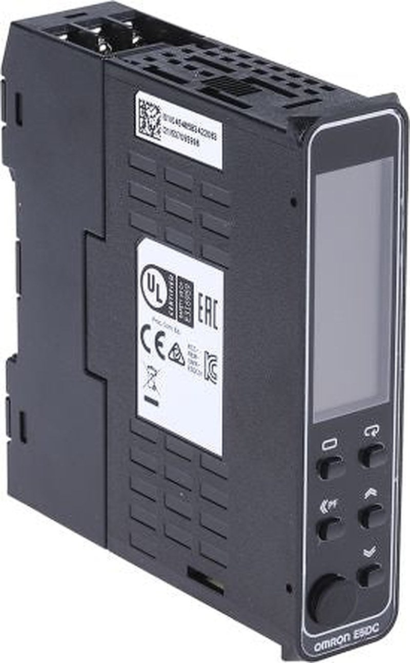 Omron E5DC DIN Rail PID Temperature Controller 4 Input, 2 Output Relay 240V ac On-Off