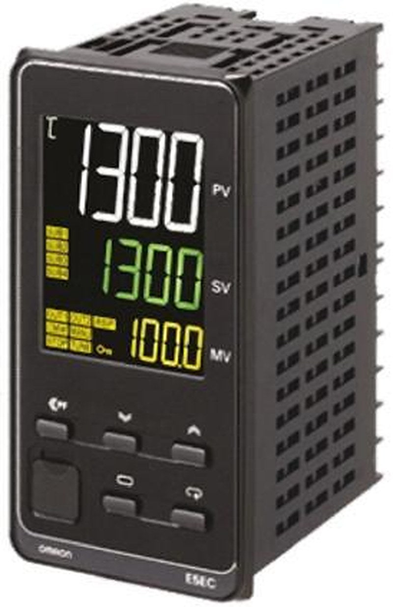Omron E5EC Panel Mount PID Temperature Controller 2 Input, 1 Output Linear 240V ac PID Controller