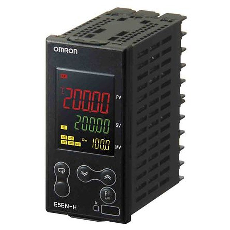 Omron E5EN Panel Mount PID Temperature Controller 2 Input, 2 Output 240V ac PID, On-Off, 2-PID Controller