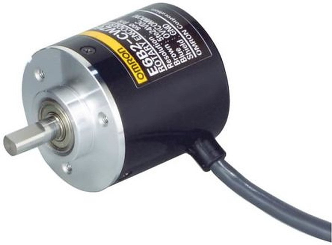 Omron E6B2 Series Incremental Incremental Encoder 24V, 100 ppr ppr, PNP Open Collector Signal, 6 mm Shaft