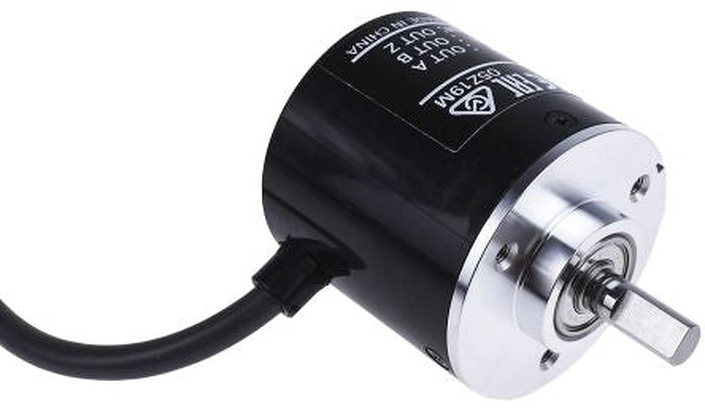 Omron E6B2 Series Incremental Incremental Encoder 24V dc, 1000 ppr ppr, NPN Open Collector Signal, Solid Type, 6 mm