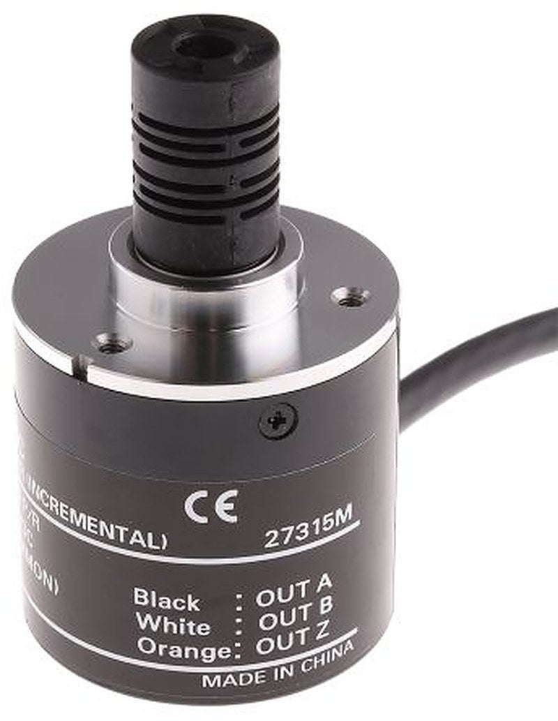 Omron E6B2 Series Incremental Incremental Encoder 24V dc, 360 ppr ppr, NPN Open Collector Signal, Solid Type, 6 mm Shaft