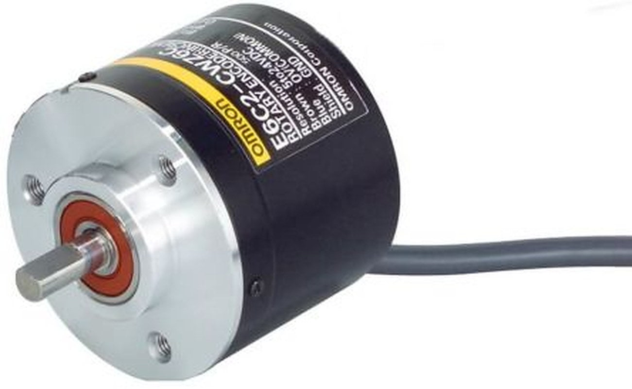 Omron E6C2-C Series Incremental Incremental Encoder 24V, 360 ppr ppr, NPN Open Collector Signal, 6 mm Shaft