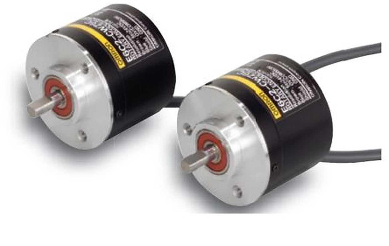 Omron E6C2 Series Incremental Incremental Encoder 24V dc, 60 ppr ppr, NPN Open Collector Signal, 6 mm Shaft