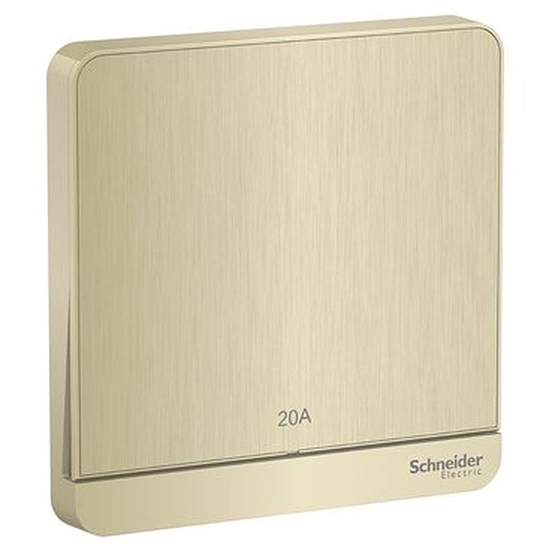 AvatarOn, switch, 20A, 250V, 2P, LED, Metal Gold Hairline (AvatarOn switch) is a Schneider Electric product. Designed for reliable performance and long service life. Available across Iraq — contact us for pricing and delivery options.