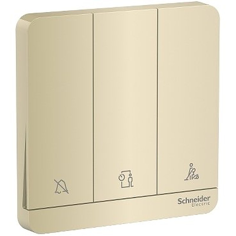 AvatarOn, 3 switches, 16AX, 250V, 1 way, LED, Wine Gold (AvatarOn 3 switches) is a Schneider Electric product. Designed for reliable performance and long service life. Available across Iraq — contact us for pricing and delivery options.