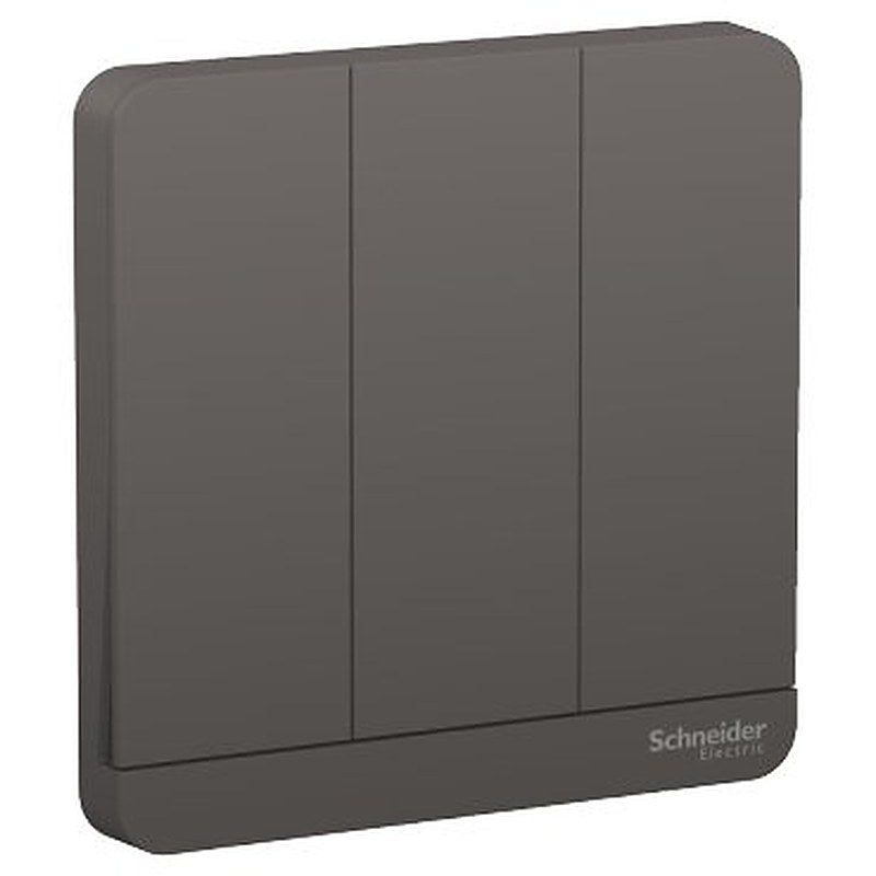 AvatarOn, 3 switches, 16AX, 250V, 1 way, Dark Grey (AvatarOn 3 switches) is a Schneider Electric product. Designed for reliable performance and long service life. Available across Iraq — contact us for pricing and delivery options.