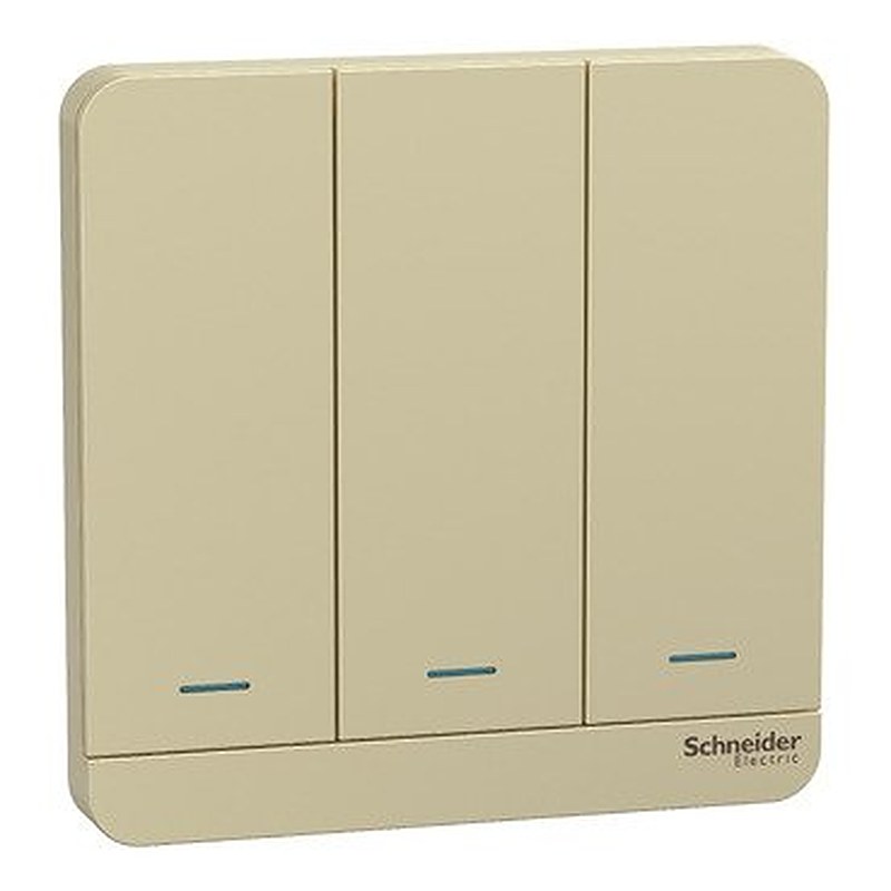 Switch, AvatarOn, Wiser, 3 gang, 1000W, wine gold (Switch AvatarOn) is a Schneider Electric product. Designed for reliable performance and long service life. Available across Iraq — contact us for pricing and delivery options.