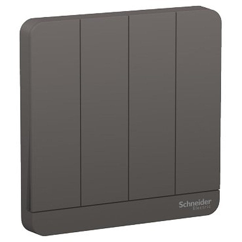 AvatarOn, 4 switches, 16AX, 250V, 2 way, Dark Grey (AvatarOn 4 switches) is a Schneider Electric product. Designed for reliable performance and long service life. Available across Iraq — contact us for pricing and delivery options.
