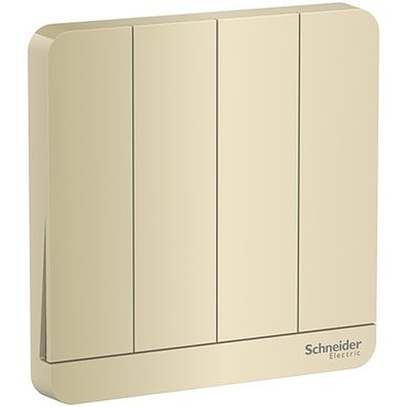 AvatarOn, 4 switches, 16AX, 250V, 2 way, LED, Wine Gold (AvatarOn 4 switches) is a Schneider Electric product. Designed for reliable performance and long service life. Available across Iraq — contact us for pricing and delivery options.