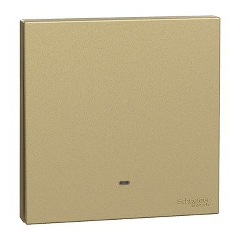 Switch with Fluorescent Locator, AvatarOn C, 1 way, 1 gang, 16AX, 250V, wine gold (Switch with Fluorescent Locator AvatarOn C) is a Schneider Electric product. Designed for reliable performance and long service life. Available across Iraq — contact us for pricing and delivery options.