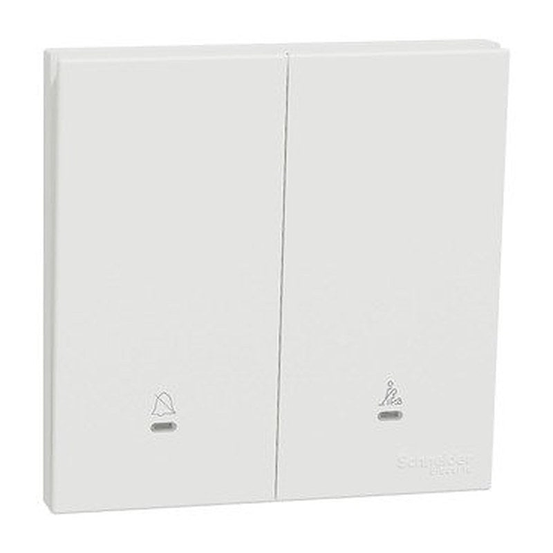 Switch, AvatarOn C, 16AX, 2 gang, with Neon indicator, with C & P symbol, white (Switch AvatarOn C) is a Schneider Electric product. Designed for reliable performance and long service life. Available across Iraq — contact us for pricing and delivery options.