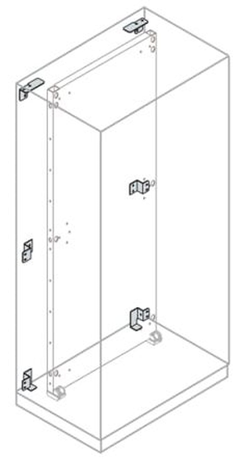 ABB IS2 Series Steel Backmount Kit for Use with IS2 Enclosures For Automation 50 mm x 120 mm x 120mm
