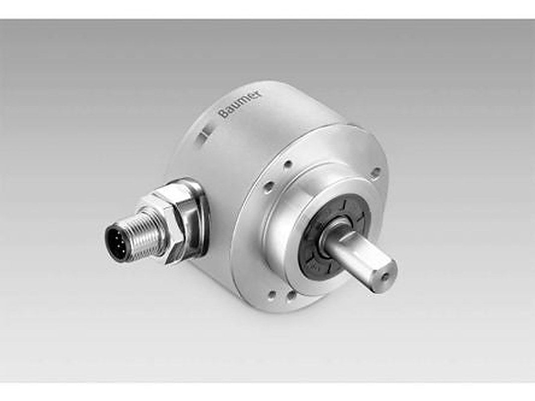 Baumer EAM580 Series Magnetic Absolute Encoder 30V dc, 4096 ppr ppr, Push Pull Signal, Solid Type, 10 mm Shaft