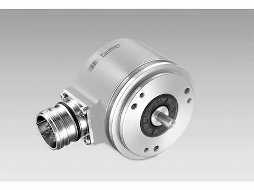 Baumer EAM580 Series Magnetic Absolute Encoder 30V dc, 4096 ppr ppr, Push Pull Signal, Solid Type, 6 mm Shaft