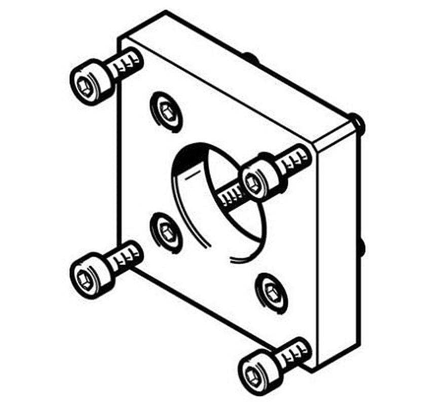 Festo Flange EAMF Series Flange for Use with Thermocouple or PRT Probe,552163