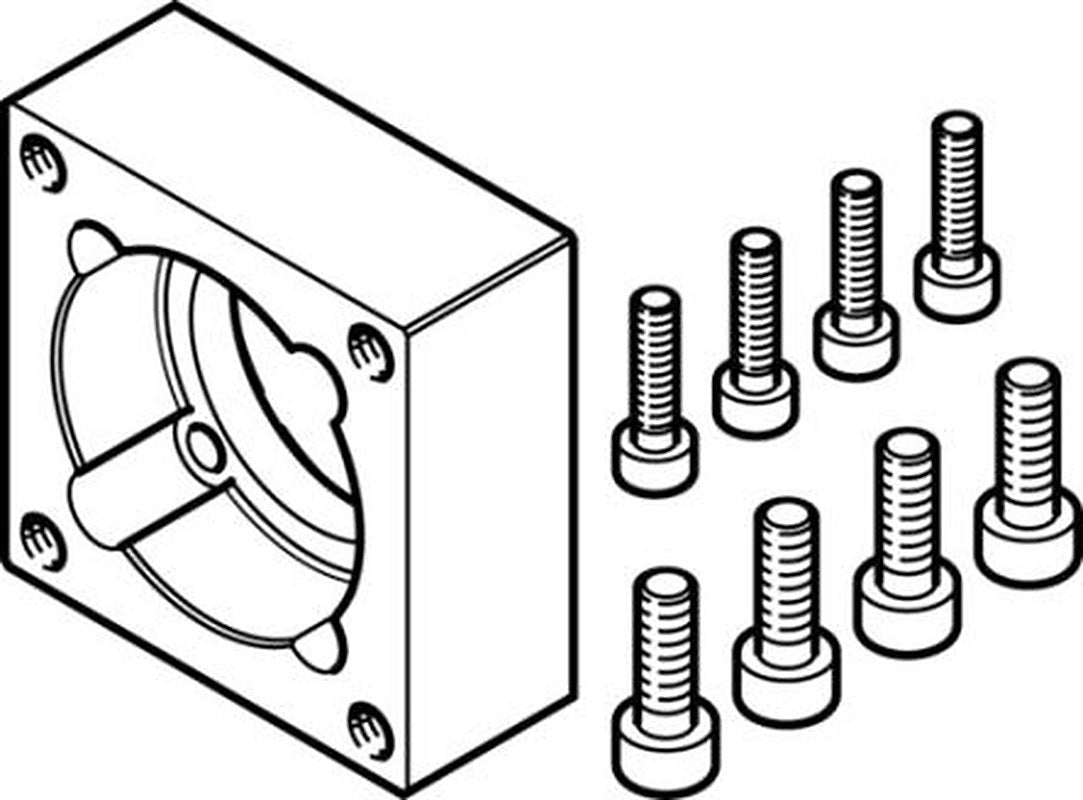 Festo Flange EAMF-A Series Flange for Use with Motor Mounting