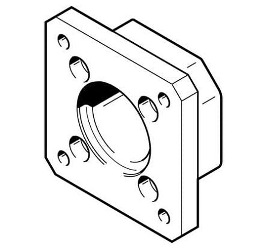 Festo Flange EAMF Series Flange for Use with Thermocouple or PRT Probe,552164
