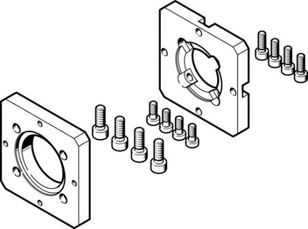 Festo Flange EAMF-A Series Flange for Use with Motor Mounting