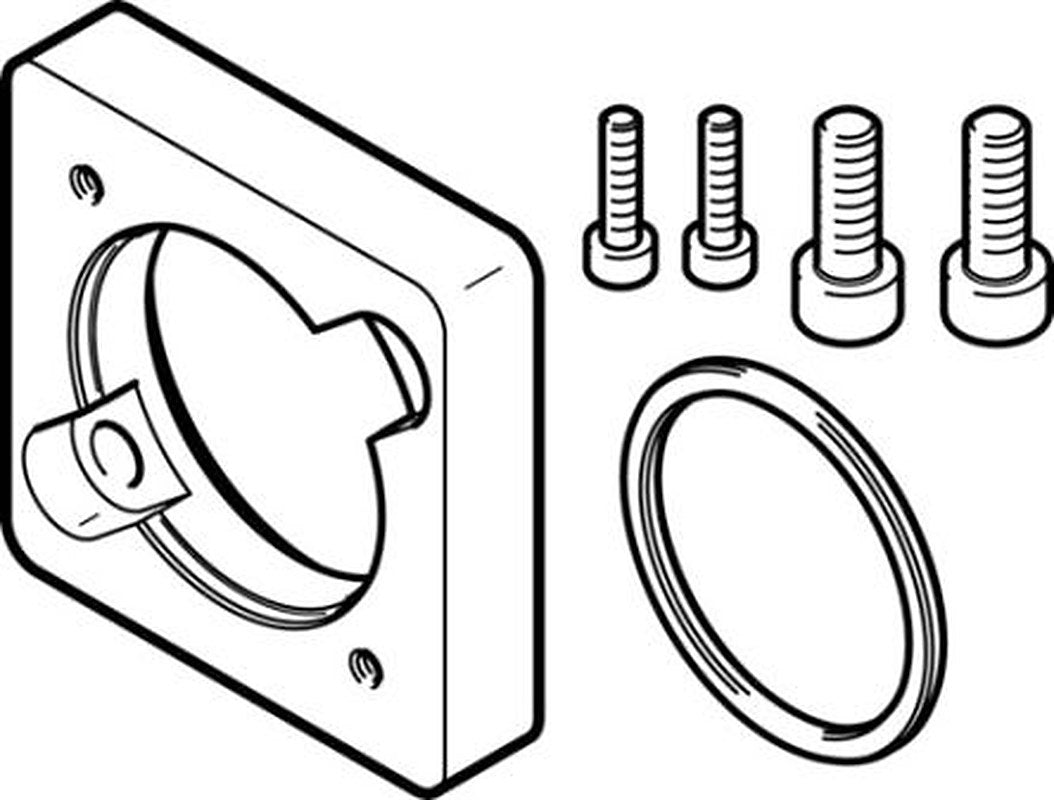 Festo Flange EAMF-A Series Flange for Use with Motor Mounting
