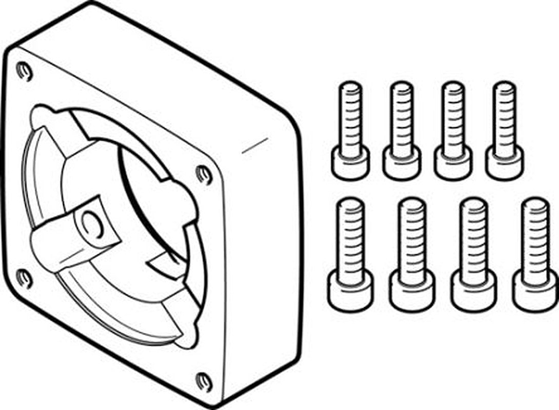Festo Flange EAMF-A Series Flange for Use with Motor Mounting