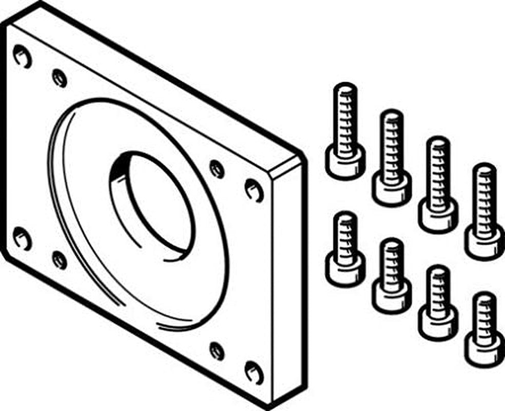 Festo Flange EAMF-A Series Flange for Use with Motor Mounting