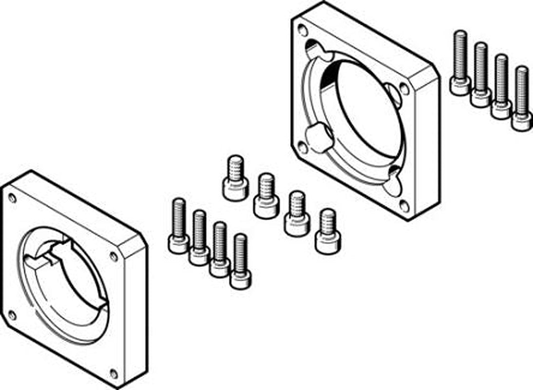 Festo Flange EAMF-A Series Flange for Use with Motor Mounting