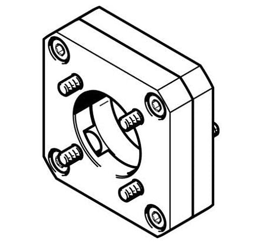 Festo Flange EAMF Series Flange for Use with Thermocouple or PRT Probe,550986