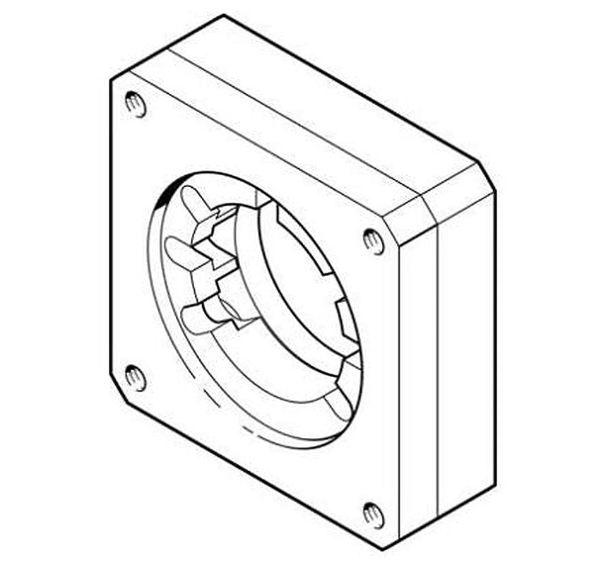 Festo Flange EAMF Series Flange for Use with Thermocouple or PRT Probe,529944