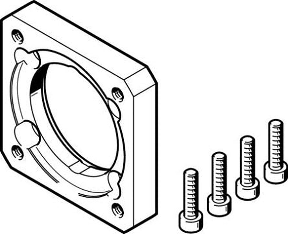 Festo Flange EAMF-A Series Flange for Use with Motor Mounting