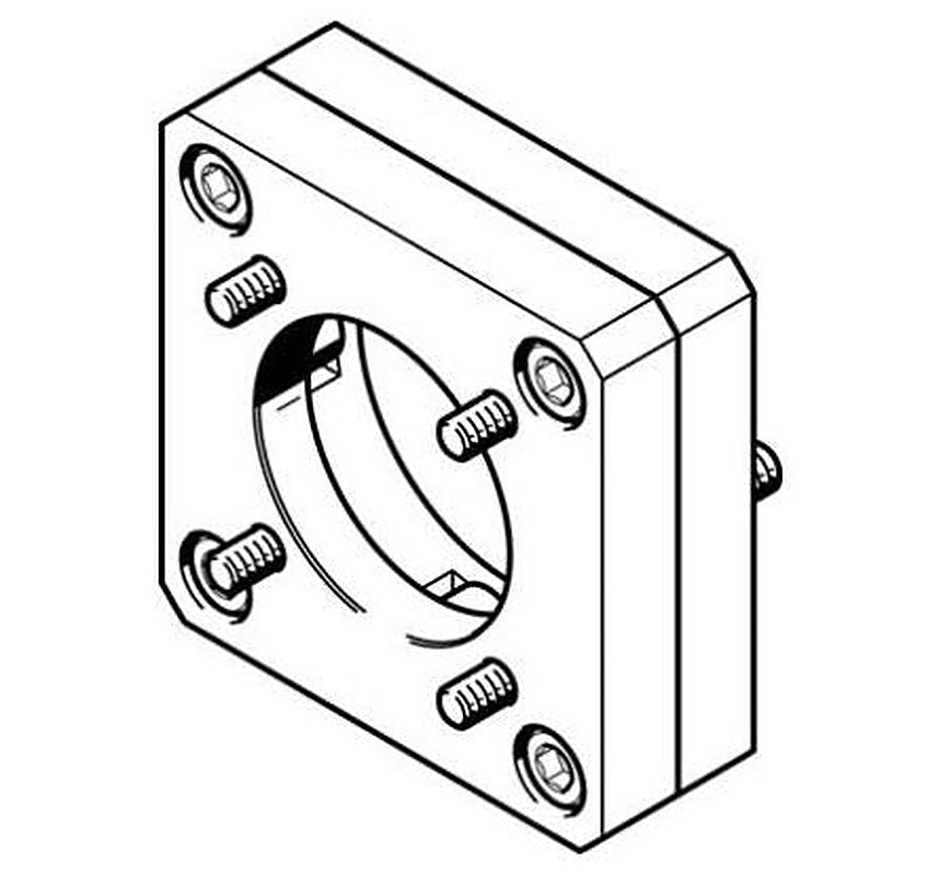 Festo Flange EAMF Series Flange for Use with Thermocouple or PRT Probe,550987