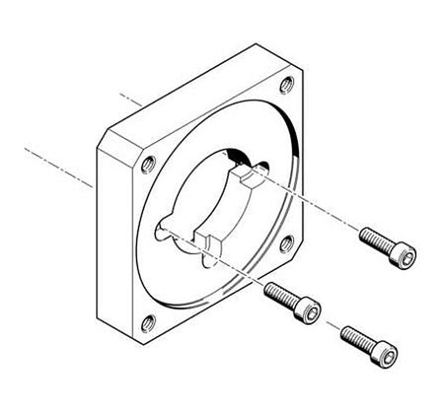Festo Flange EAMF Series Flange for Use with Thermocouple or PRT Probe,529945