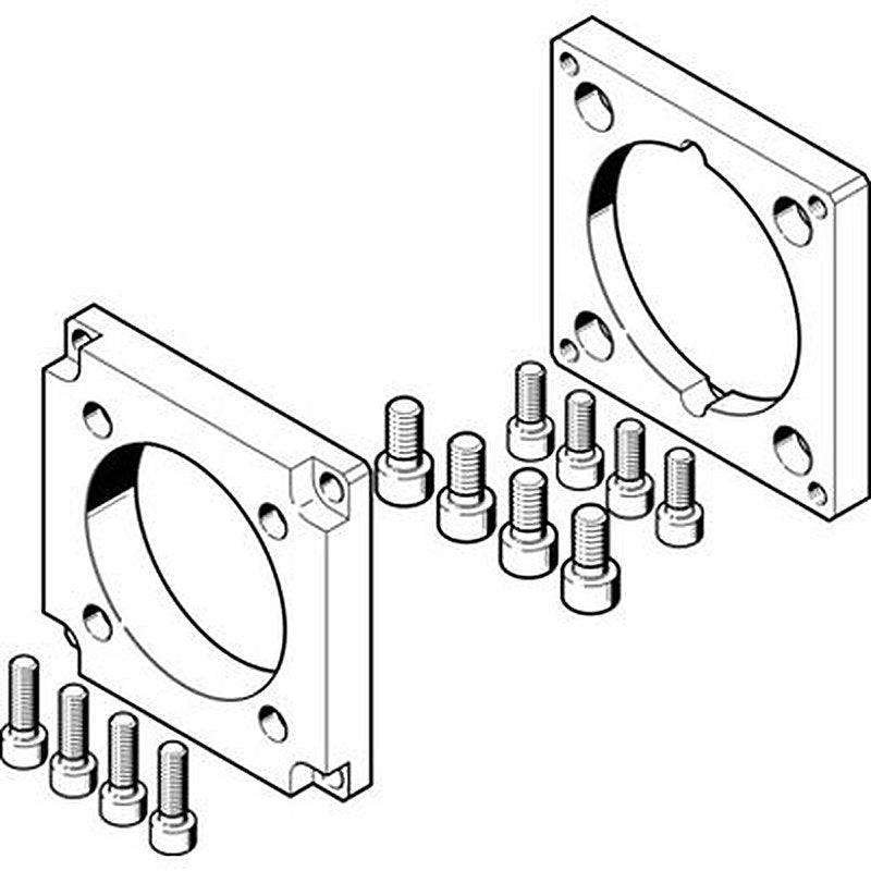 Festo Flange EAMF-A Series Flange for Use with Motor Mounting