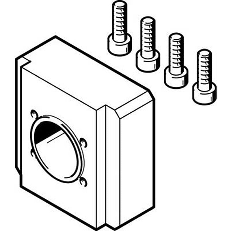 Festo Flange EAMF-A Series Flange for Use with Motor Mounting