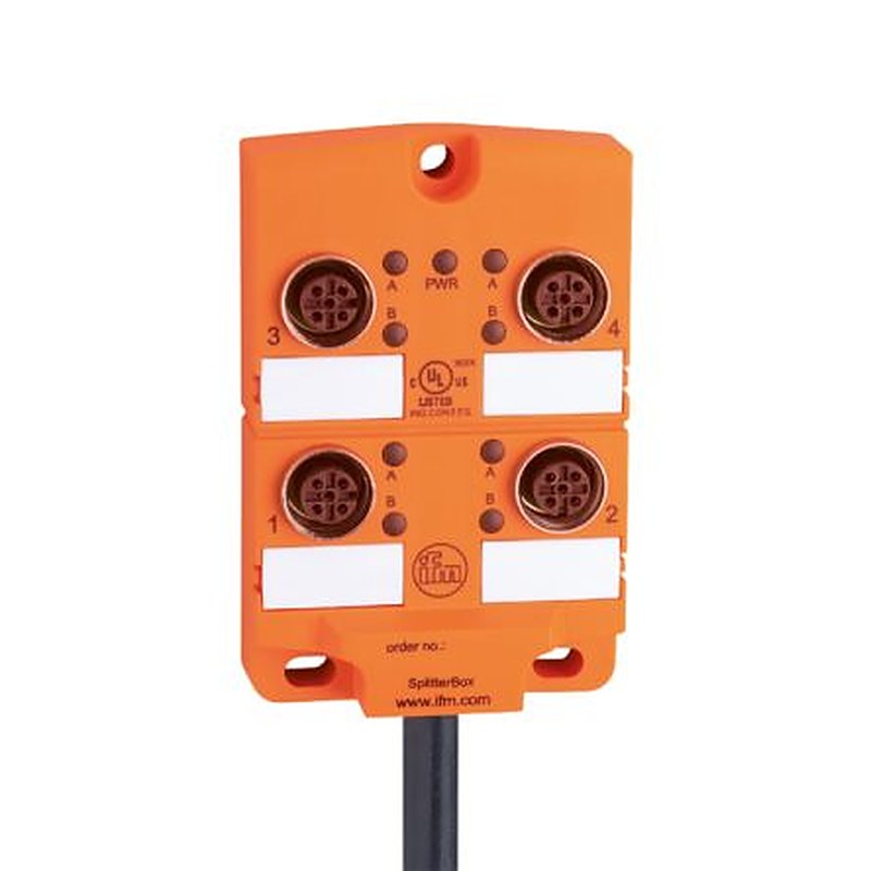 ifm electronic EBC Series Sensor Box, 4 Port, 10 m