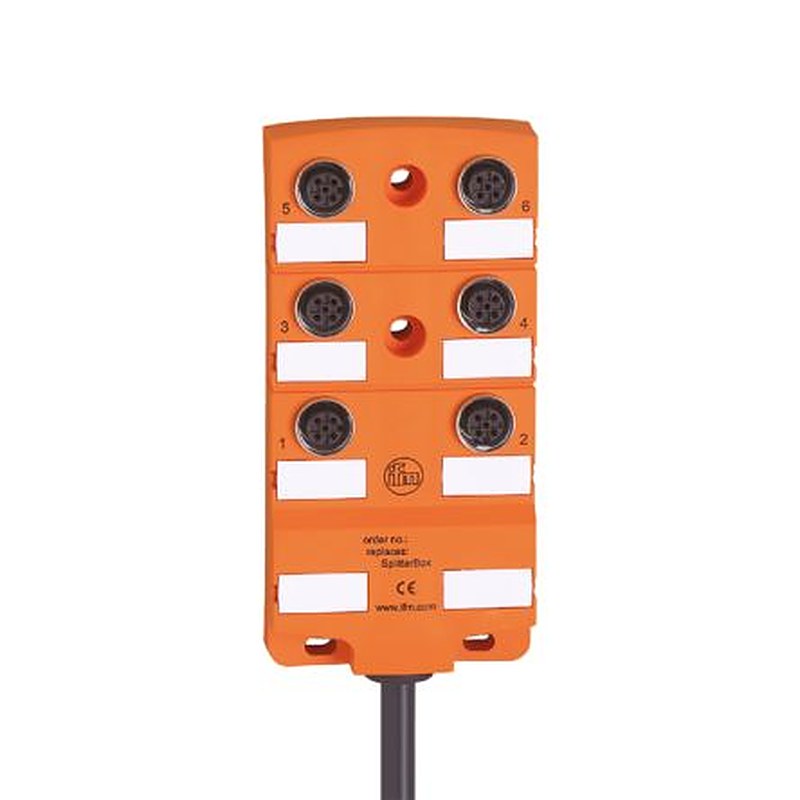 ifm electronic EBC Series Sensor Box, 6 Port, 10 m