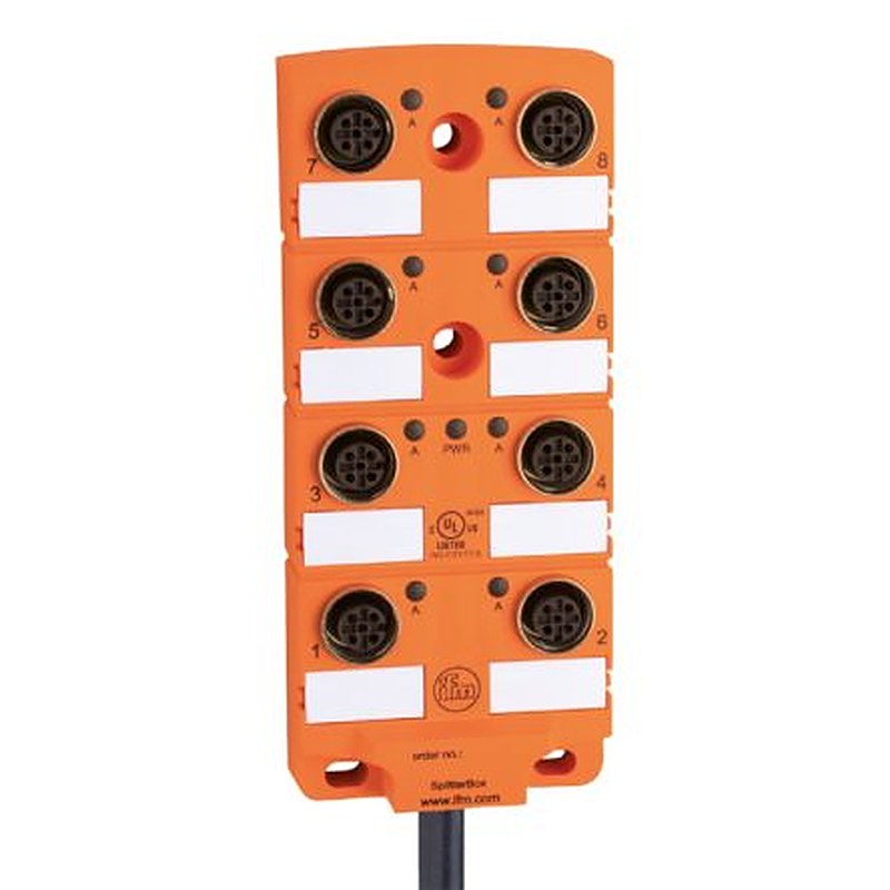 ifm electronic EBC Series Sensor Box, 8 Port, 25 m