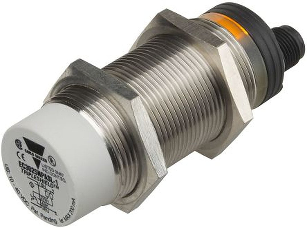Carlo Gavazzi EC3025TBASL-6 Threaded Barrel Capacitive Proximity Sensor EC3025TBA 25 mm, M30 2-Wire 500mA 250V 250 V ac