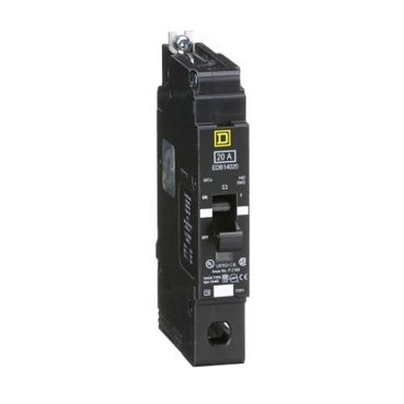 Mini circuit breaker, E-Frame, 20A, 1 pole, 277VAC, 25kA max, bolt on [TAA] (Mini circuit breaker E-Frame) is a Schneider Electric product. Designed for reliable performance and long service life. Available across Iraq — contact us for pricing and delivery options.