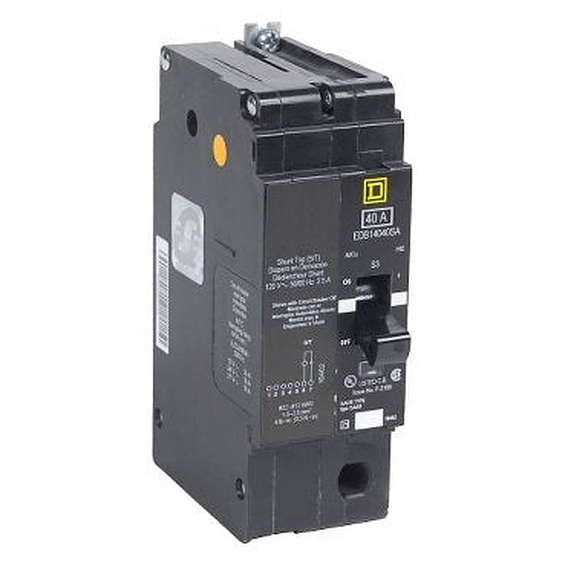 Mini circuit breaker, E-Frame, 50A, 1 pole, 277VAC, 25kA max, bolt on, shunt trip [TAA] (Mini circuit breaker E-Frame) is a Schneider Electric product. Designed for reliable performance and long service life. Available across Iraq — contact us for pricing and delivery options.