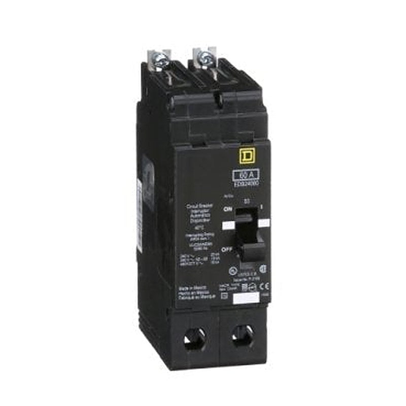 Mini circuit breaker, E-Frame, 60A, 2 pole, 480Y/277VAC, 25kA max, bolt on [TAA] (Mini circuit breaker E-Frame) is a Schneider Electric product. Designed for reliable performance and long service life. Available across Iraq — contact us for pricing and delivery options.