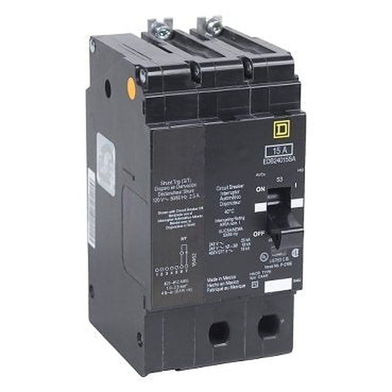 Mini circuit breaker, E-Frame, 60A, 2 pole, 480Y/277VAC, 25kA max, bolt on, shunt trip [TAA] (Mini circuit breaker E-Frame) is a Schneider Electric product. Designed for reliable performance and long service life. Available across Iraq — contact us for pricing and delivery options.