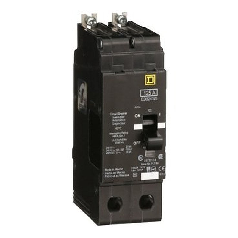 Mini circuit breaker, E-Frame, 125A, 2 pole, 480Y/277VAC, 25kA max, bolt on [TAA] (Mini circuit breaker E-Frame) is a Schneider Electric product. Designed for reliable performance and long service life. Available across Iraq — contact us for pricing and delivery options.