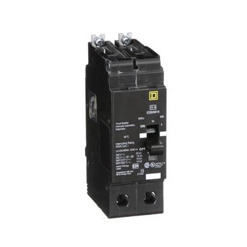 Mini circuit breaker, E-Frame, 15A, 2 pole, 600Y/347VAC, 25kA max, bolt on [TAA] (Mini circuit breaker E-Frame) is a Schneider Electric product. Designed for reliable performance and long service life. Available across Iraq — contact us for pricing and delivery options.